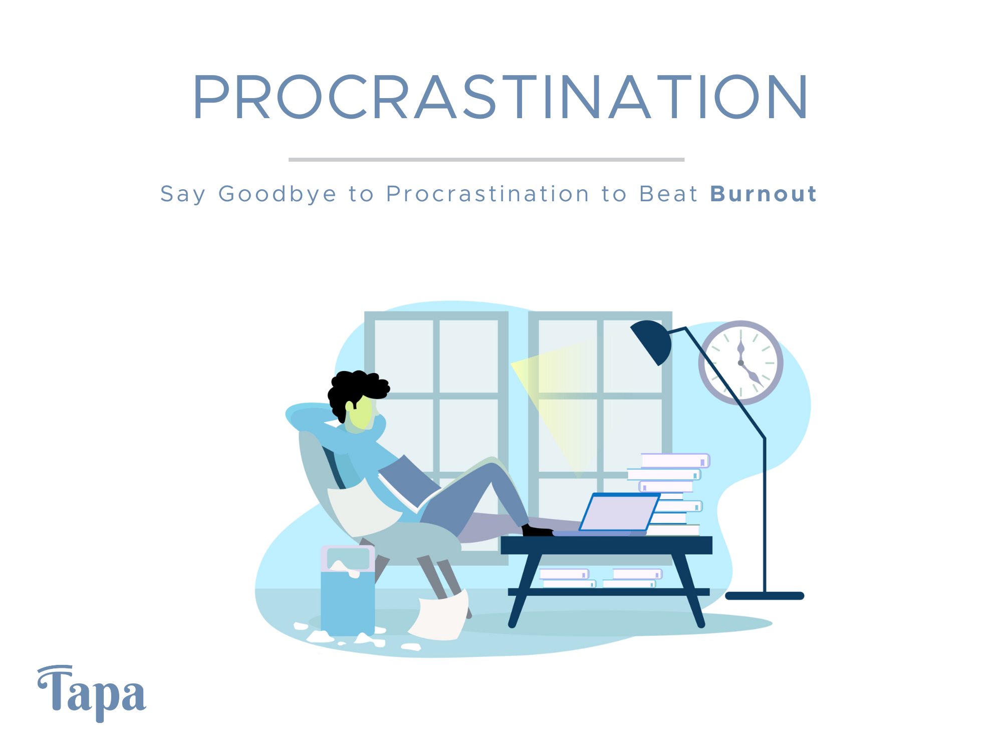 Procrastination vector image